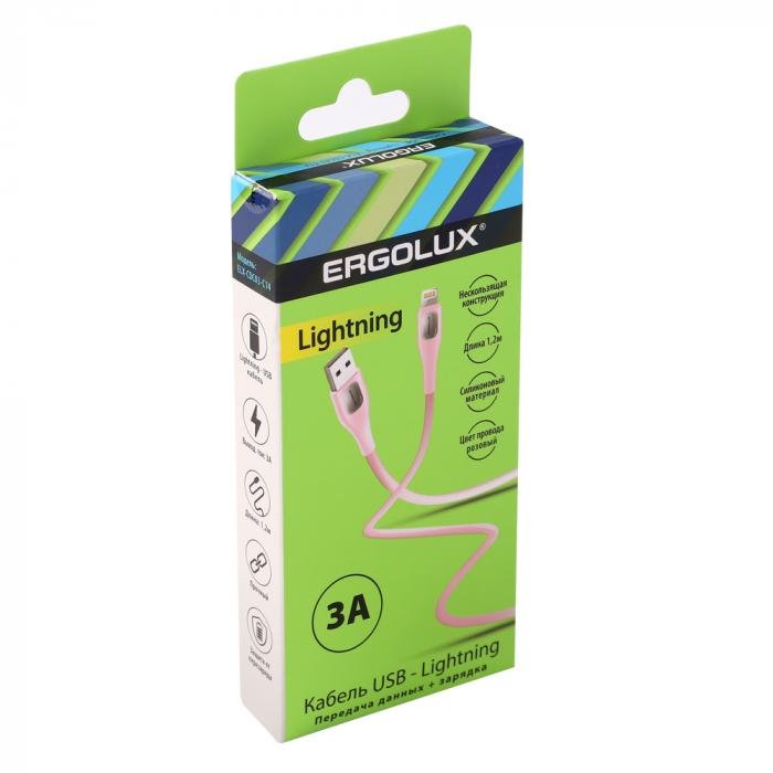 Кабель USB-Lightning Ergolux ELX-CDC03-C14